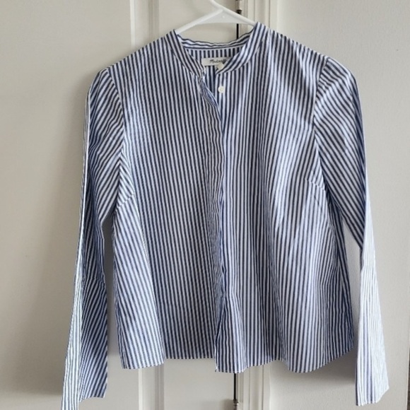MADEWELL Striped Bell Sleeve Top - Picture 4 of 8